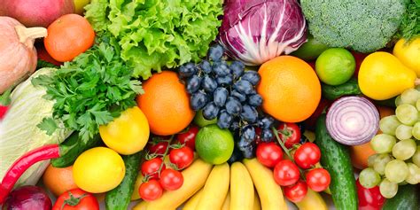 Fresh Fruits and Vegetables .